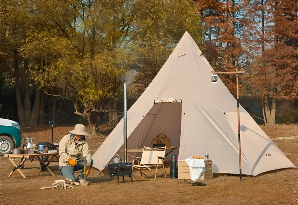 pyramid style tents